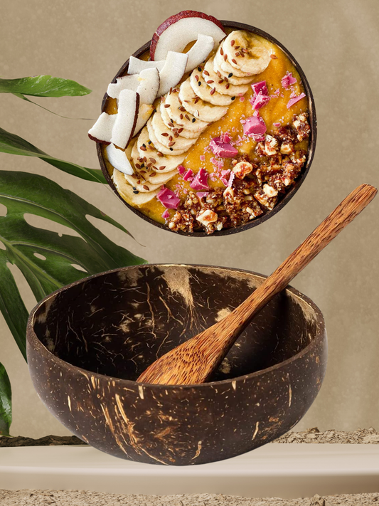 Natural Shell Coconut Bowl 🌿